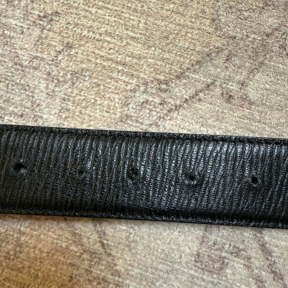 Men's Salvatore Ferragamo Reversible Leather Belt – Black/Brown, Size 31 - Picture 12 of 13